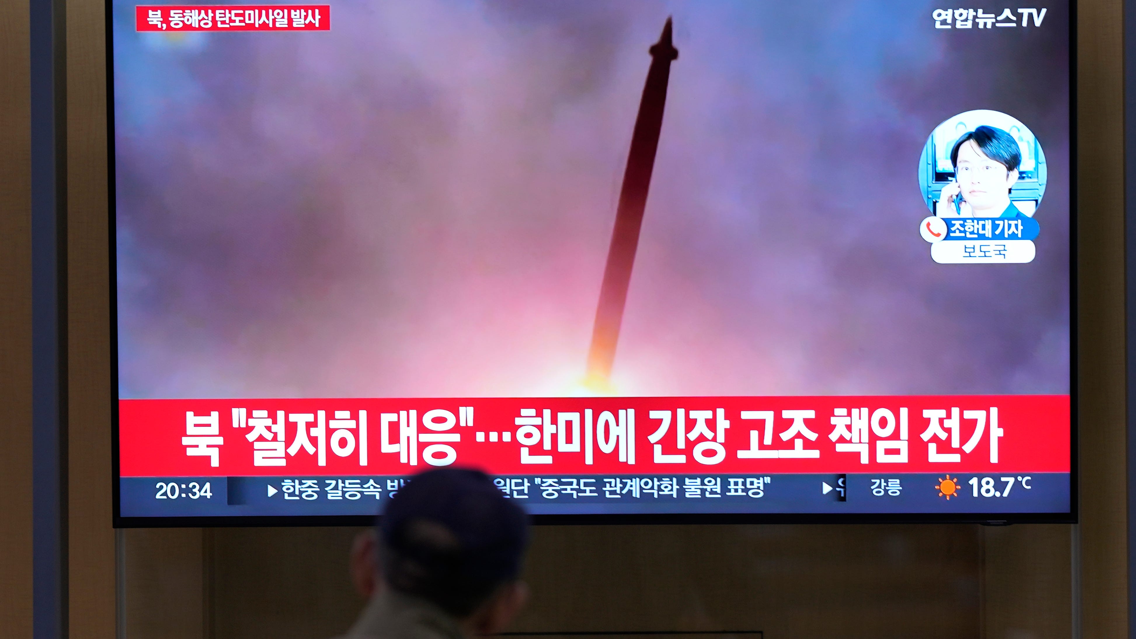 North Korea launches 2 ballistic missiles toward sea in protest of US-South Korea military drills