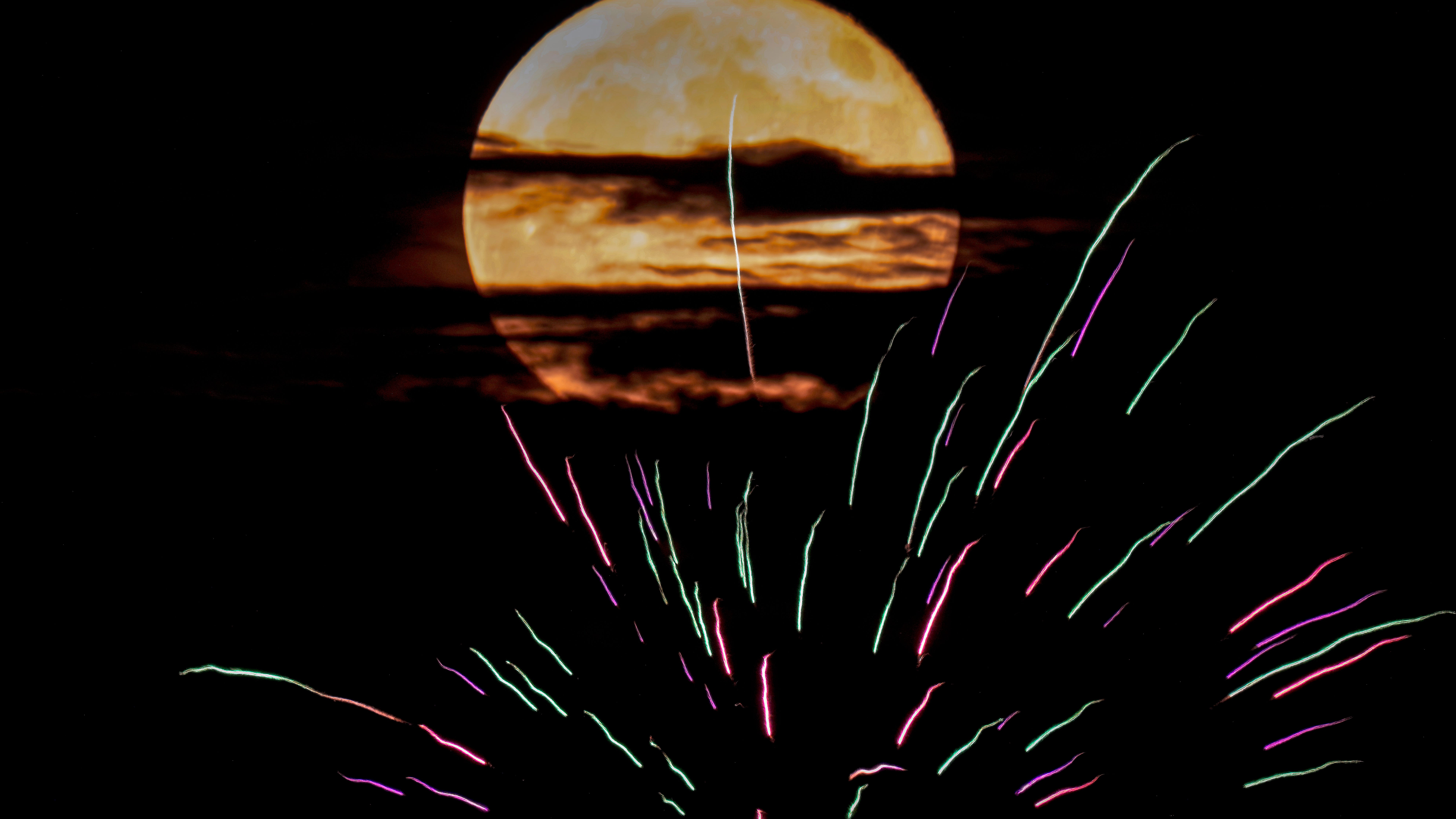 Buck Moon: first supermoon of 2023 lights up skies across the globe