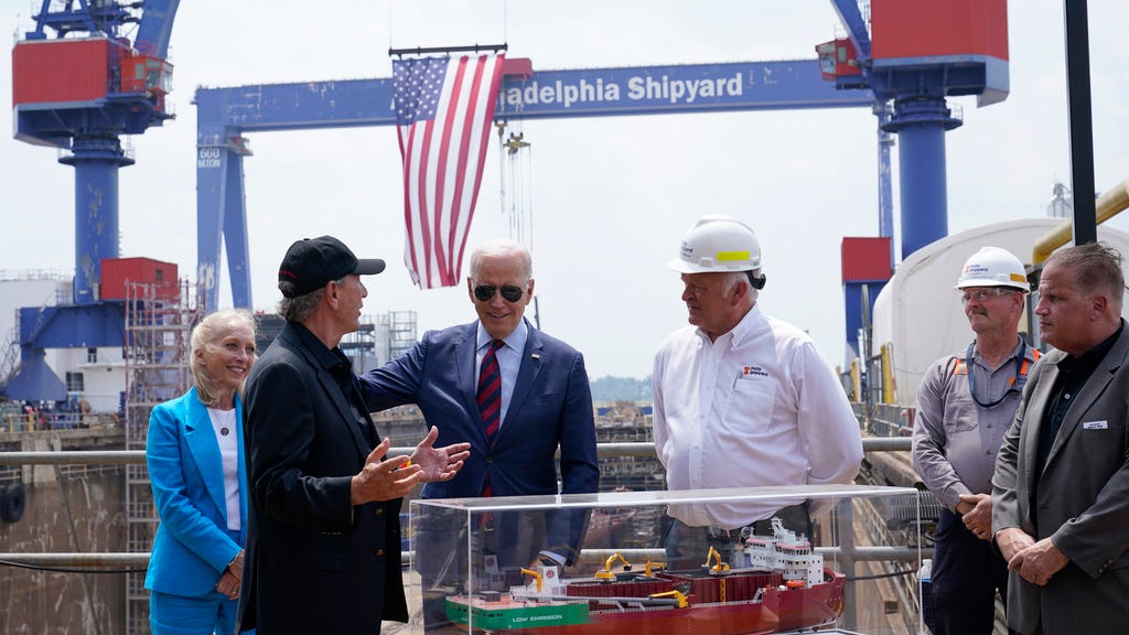 Biden announces new Philly Shipyard project supporting green energy