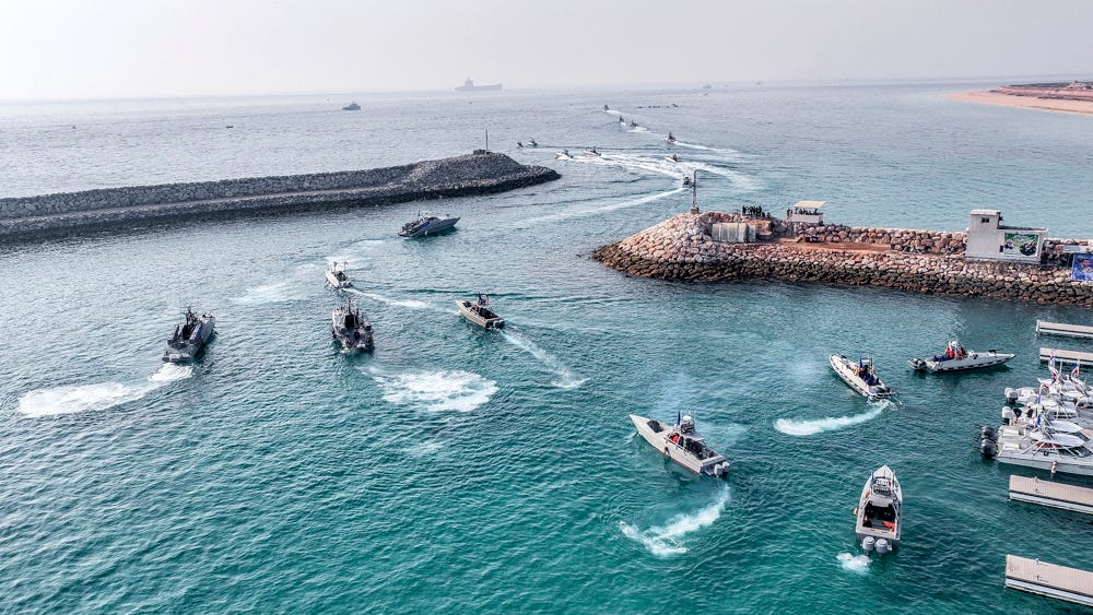 Iran's Revolutionary Guard runs drill on disputed islands as US military presence in region grows