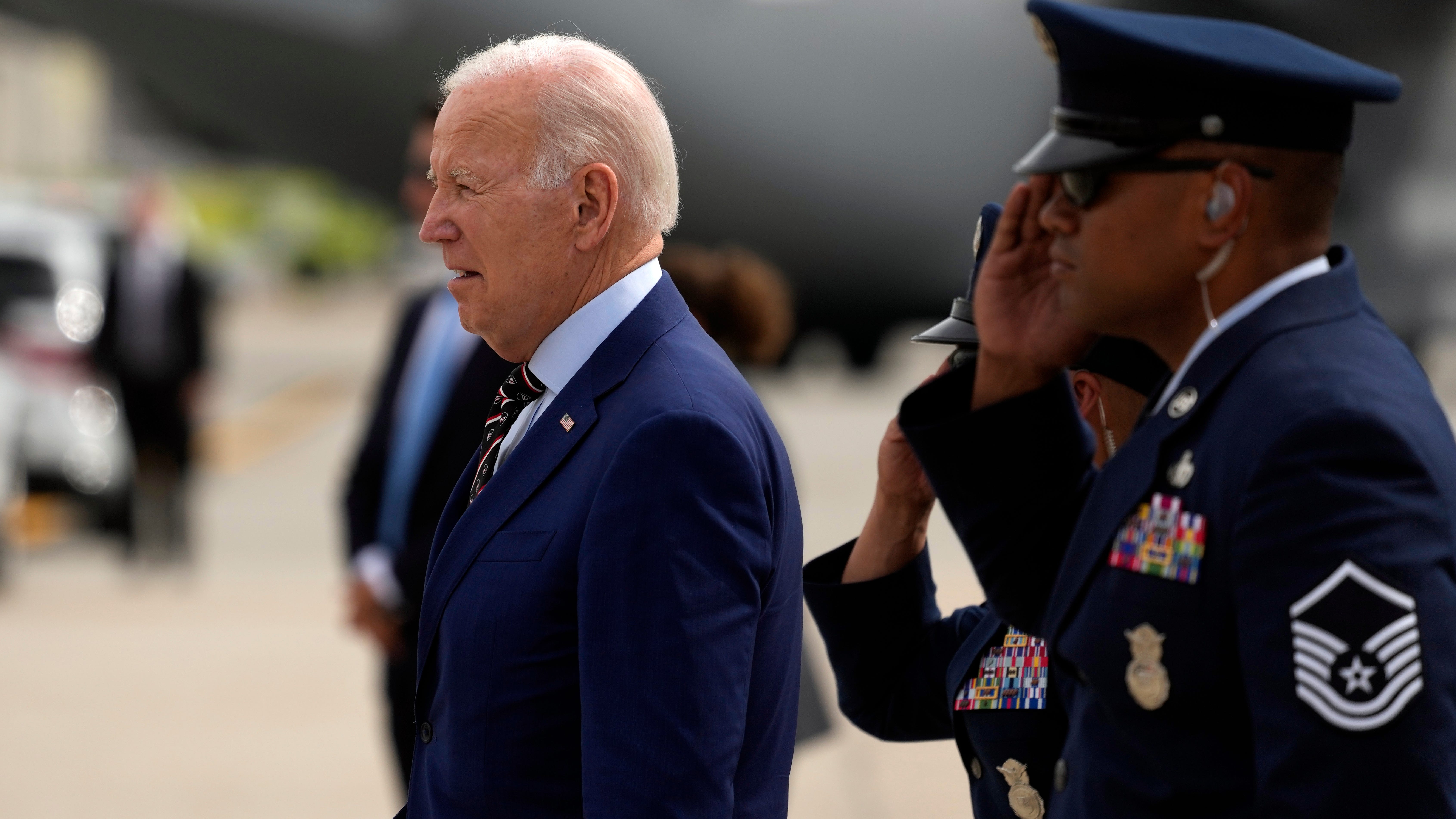 Biden is in Utah to mark the anniversary of the PACT Act expanding veterans benefits