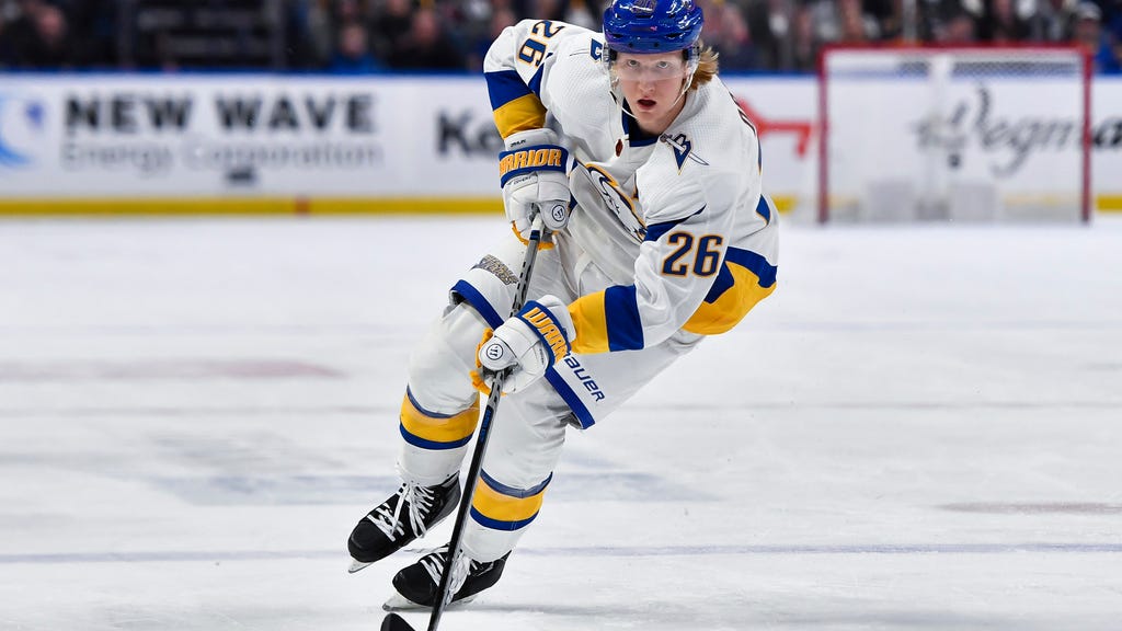 Sabres lock up defenseman Rasmus Dahlin to eight-year, $88 million contract extension