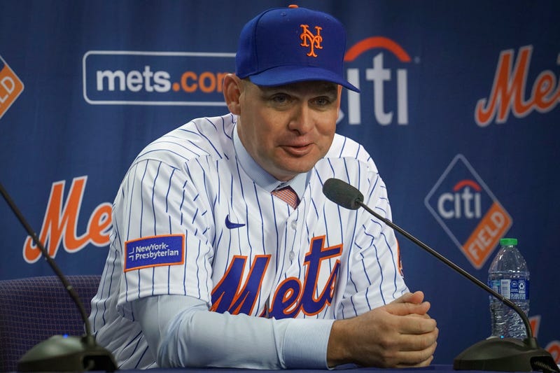Mets manger Carlos Mendoza at Citi Field on Nov. 14, 2023.