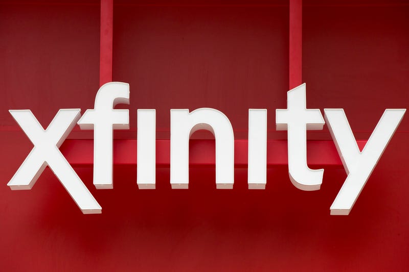 Signage for Xfinity, the cable division of Comcast, is displayed in Philadelphia, July 15, 2015.