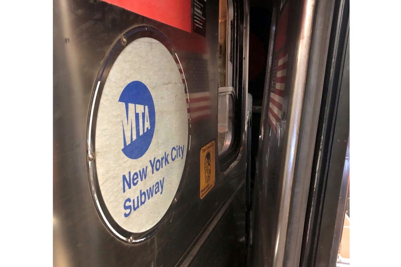 This photo provided by NYC Emergency Management shows the derailment of a New York City subway car, Thursday, Jan. 4, 2024