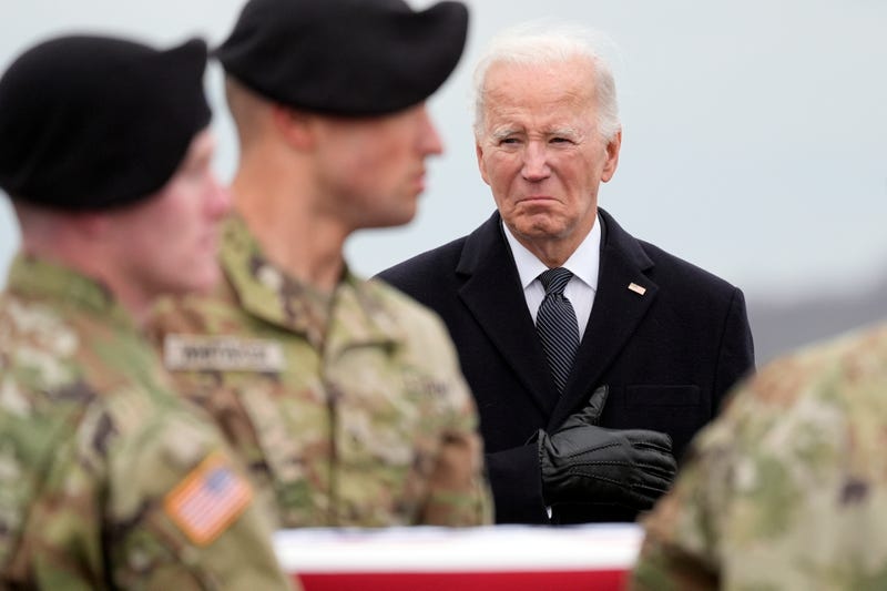 Biden will attend a dignified transfer for 3 US troops killed in Jordan, who he says 'risked it all'