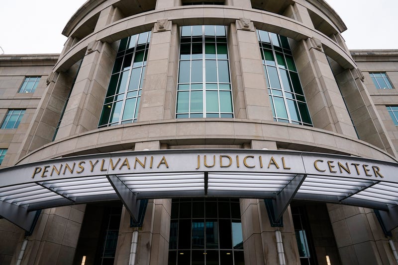The exterior of the Pennsylvania Judicial Center, home to the Commonwealth Court in Harrisburg, Pa., Feb. 21, 2023. A weekend cyberattack on the website of Pennsylvania's state courts agency disabled some online systems but did not appear to compromise any data and didn't stop the courts from opening Monday, Feb. 5, 2024, officials said. (AP Photo/Matt Rourke, File)