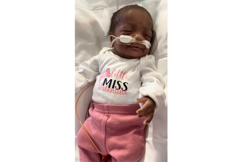 Six-month-old Nyla Brooke Haywood