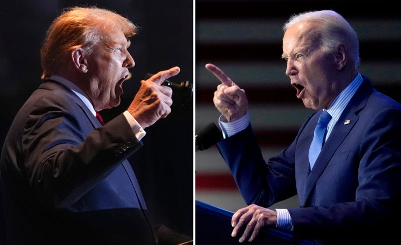 former President Donald Trump and President Joe Biden
