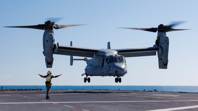 Weak spots in metal may have led to fatal Osprey crash off Japan