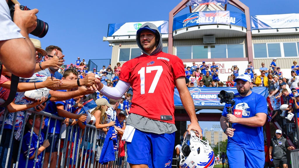 Brandon Beane opens camp questioning Josh Allen's latest anonymous critic