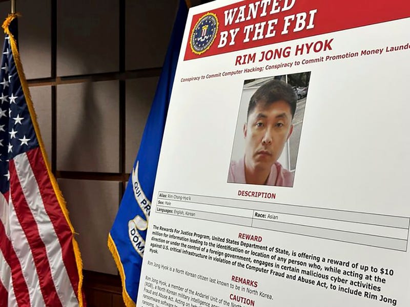 North Korean charged in cyberattacks on US hospitals, NASA and military bases