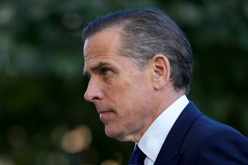 Hunter Biden arrives in federal court for jury selection for his trial on felony tax charges Thursday, Sept. 5, 2024, in Los Angeles.