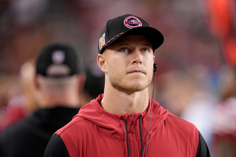 San Francisco 49ers running back Christian McCaffrey
