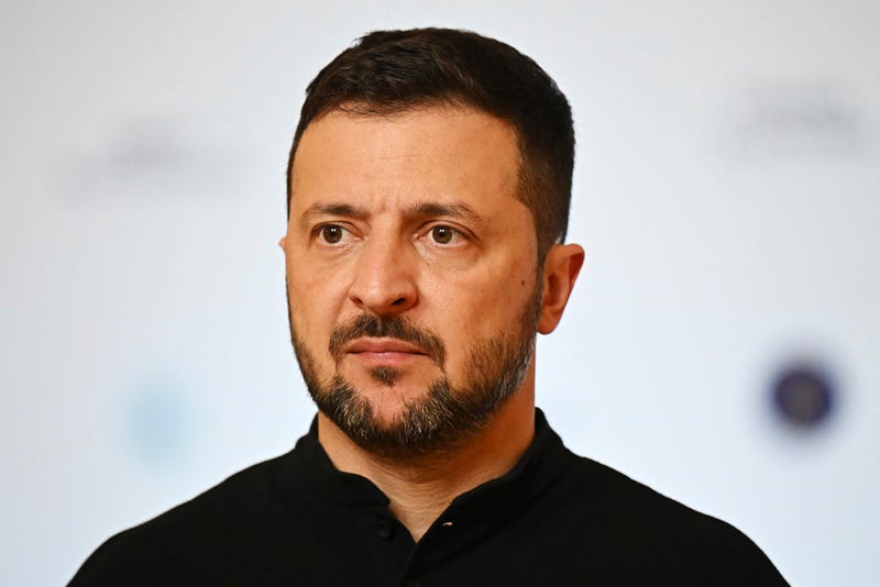 President of Ukraine Volodymyr Zelenskyy attends the Fourth Crimea Platform Leaders Summit in Kyiv, Ukraine, Wednesday, Sept. 11, 2024.
