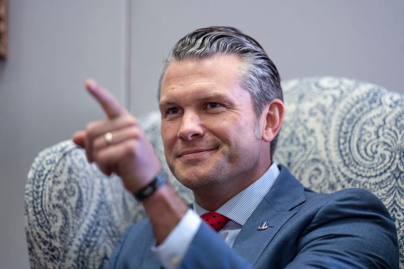 Pete Hegseth, President-elect Donald Trump's nominee to be defense secretary