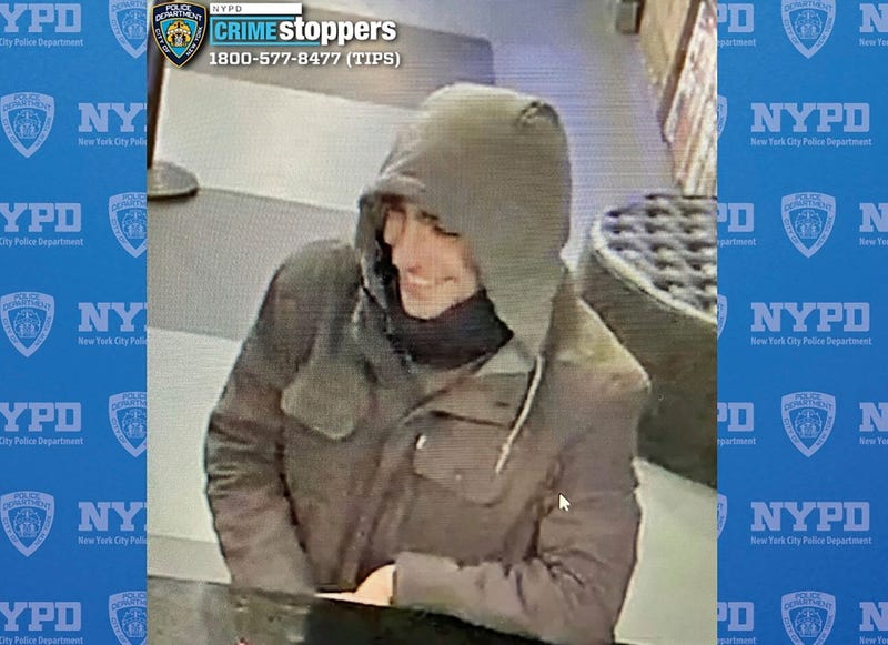 The suspect is seen at a hostel on the Upper West Side prior to the shooting