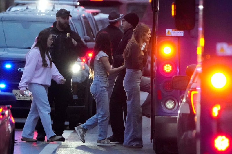 Students aboard a bus