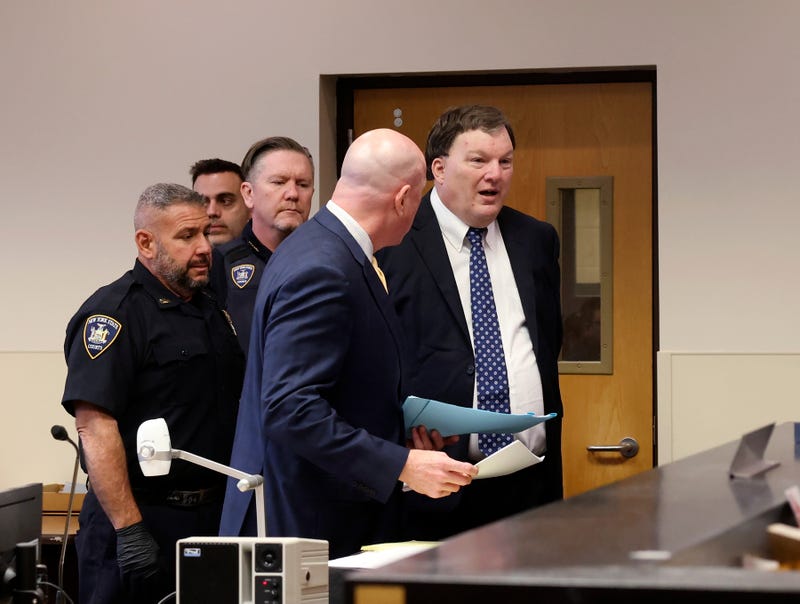 Rex A. Heuermann speaks during a court proceeding inside Supreme Court Justice Timothy Mazzei's courtroom at Suffolk County Court in Riverhead, N.Y. on Tuesday, Dec. 17, 2024