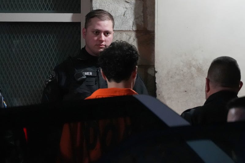 Luigi Mangione arrives at Blair County Courthouse in Hollidaysburg, Pa., Thursday, Dec. 19, 2024