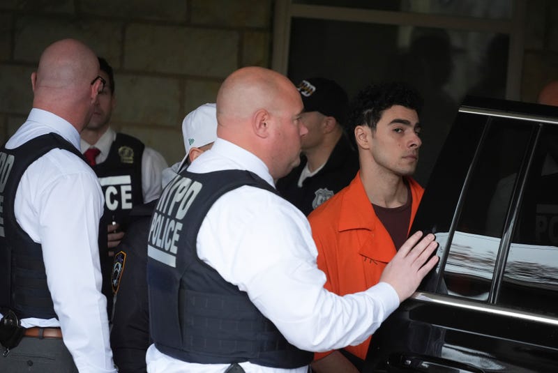 Luigi Mangione leaves at Blair County Courthouse in Hollidaysburg, Pa., Thursday, Dec. 19, 2024
