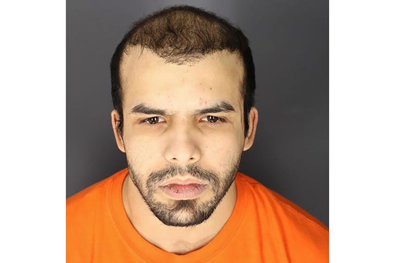 This photo provided by the Albany County Sheriff's office shows Mufid Fawaz Alkhader, who was arrested for firing gunshots outside a synagogue on Thursday, Dec. 7, 2023 in Albany, N.Y. Alkhader has been federally charged with possession of a firearm by a prohibited person.