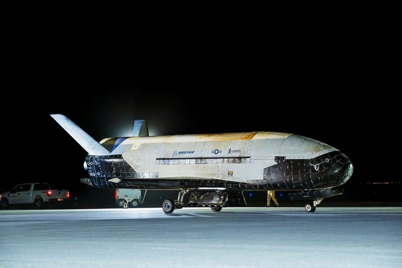 US military's mini space shuttle returns to Earth after orbiting for 434 days on a secret mission