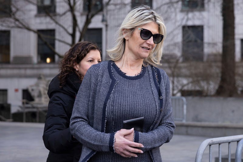 Nadine Menendez, wife of Sen. Bob Menendez, D-N.J., leaves Manhattan federal court, Thursday, March. 21, 2024, N.Y. (AP Photo/Yuki Iwamura, File)