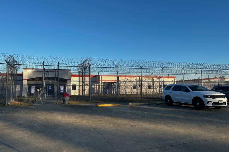 The Department of Homeland Security’s ICE detention facility is shown in Jena, La., on Friday, March 21, 2025.