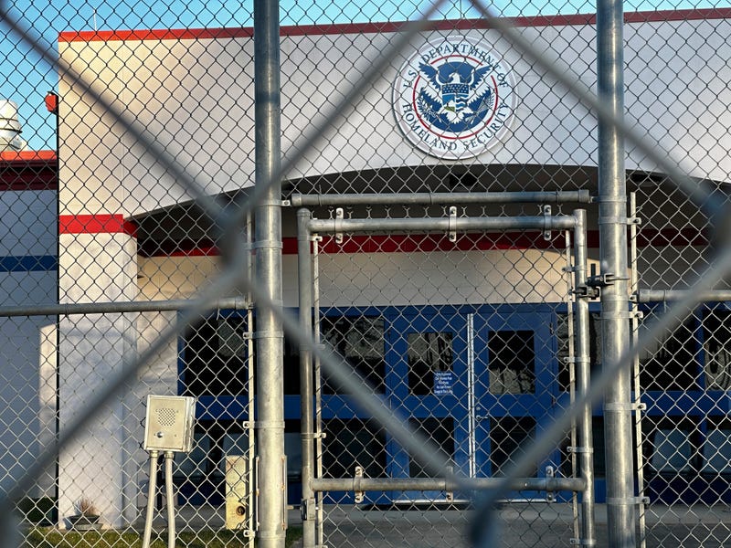 The Department of Homeland Security’s ICE detention facility is shown in Jena, La., on Friday, March 21, 2025.