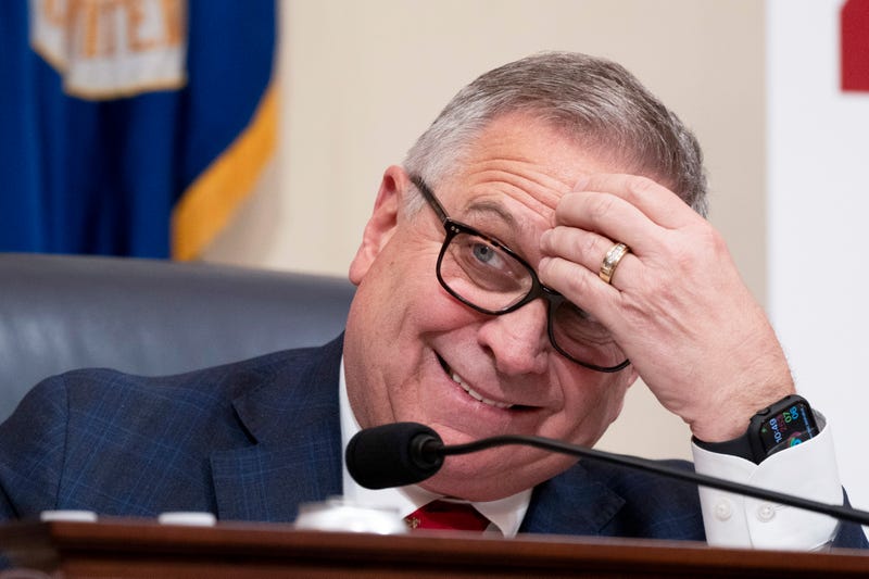 FILE - House Committee on Veterans' Affairs Chairman, Mike Bost, questions Department of Veterans Affairs Secretary Denis McDonough, during a hearing on whether the Veterans Affairs ignore and perpetrate sexual harassment, on Capitol Hill, Feb. 14, 2024, in Washington.