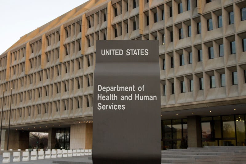 FILE - The Department of Health and Human Services building is seen in Washington, April 5, 2009.