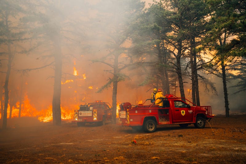 Ocean County wildfire