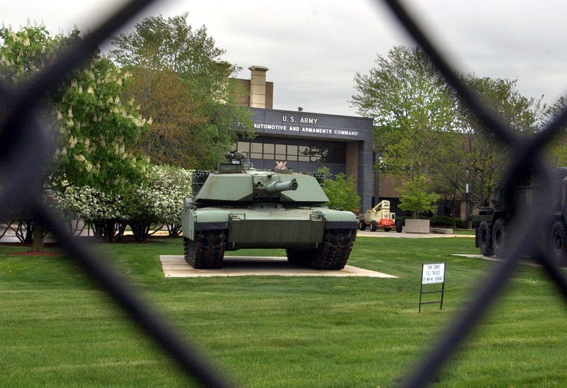 FILE - An M1 Abrams tank is displayed outside the Tank-Army Automotive and Armaments Command (TACOM) in Warren, Mich., Friday, May 13, 2005.