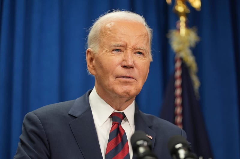 President Joe Biden speaks to the media in North Charleston, S.C., Jan. 19, 2025.