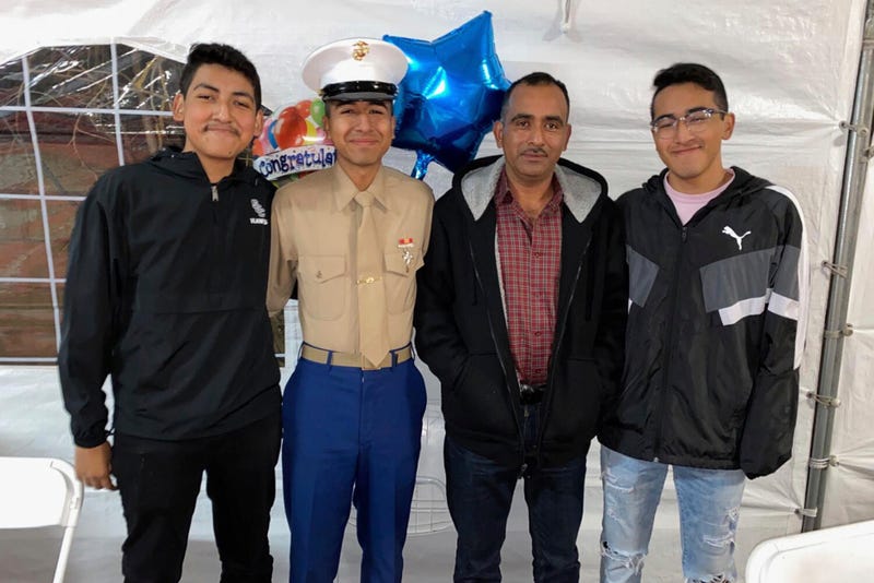 This undated photo provided by Alejandro Barranco, shows members of the Barranco family, from left to right; Emanuel Barranco, Alejandro Barranco, Narciso Barranco and Jose Luis Barranco.