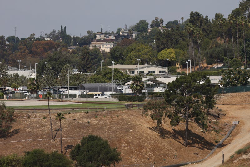 The Biscailuz Training Facility, where an explosion occurred, is shown on Friday, July 18, 2025, in Los Angeles.