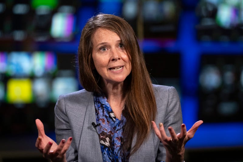 FILE - Director of the U.S. Cybersecurity and Infrastructure Security Agency (CISA) Jen Easterly speaks to The Associated Press in Washington, Oct. 2, 2024.