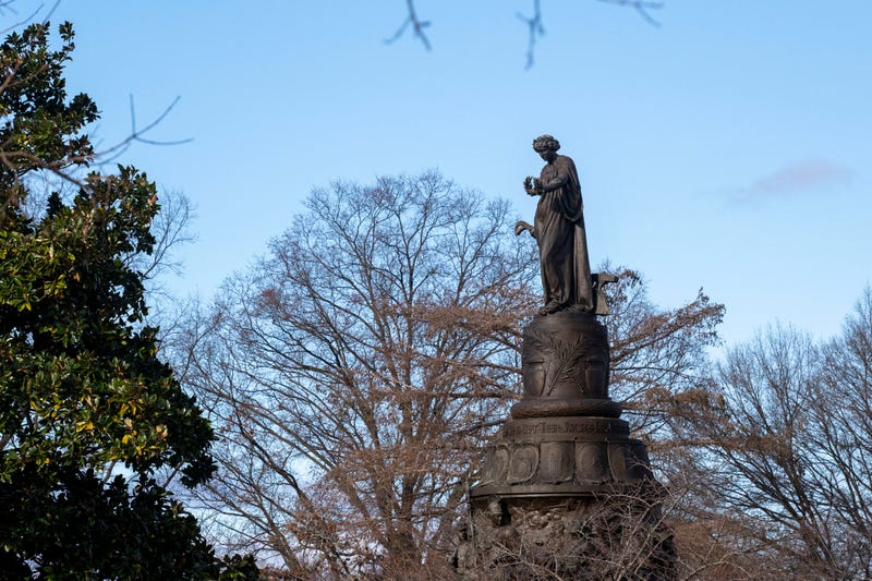 FILE - A Confederate Memorial is seen in Arlington National Cemetery in Arlington, Va., Dec. 18, 2023.