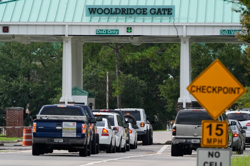 Wooldridge Gate at Fort Stewart in Georgia is seen on Wednesday, Aug. 6, 2025.