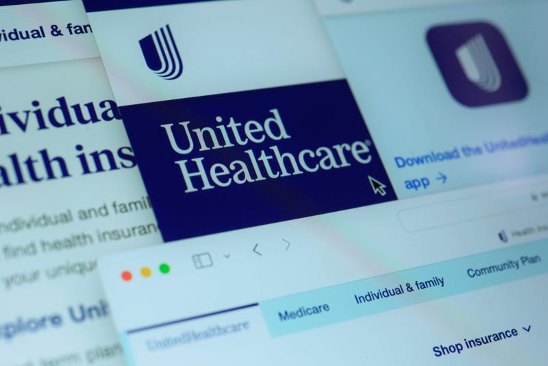 Pages from the United Healthcare website are displayed on a computer screen, Feb. 29, 2024, in New York. 