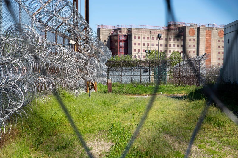 The Rikers Island jail complex is shown in the Bronx borough of New York, May 7, 2024.