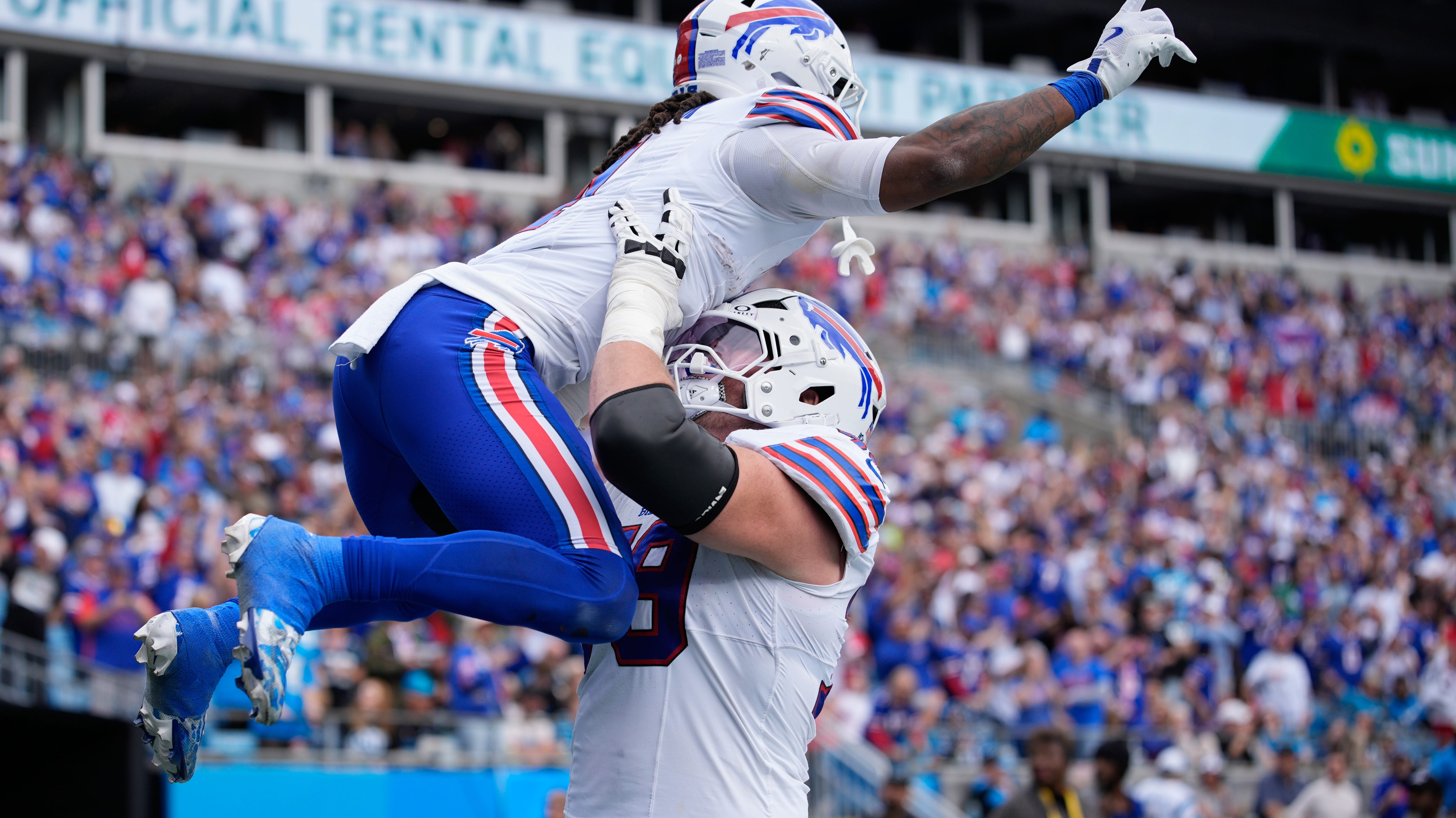 James Cook Josh Allen combine for five touchdowns in Bills' rout of Panthers, 40-9