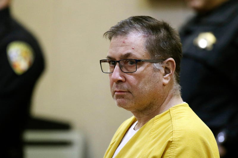 Paul Caneiro appears for his arraignment in the murders of his brother and his brother's family, before Judge Joseph W. Oxley at the Monmouth County Courthouse in Freehold, N.J. Monday, March 18, 2019