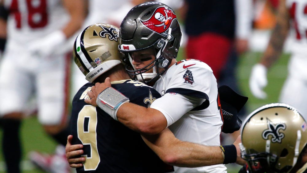 Brady Vs. Brees: A Matchup For The Ages And Aged