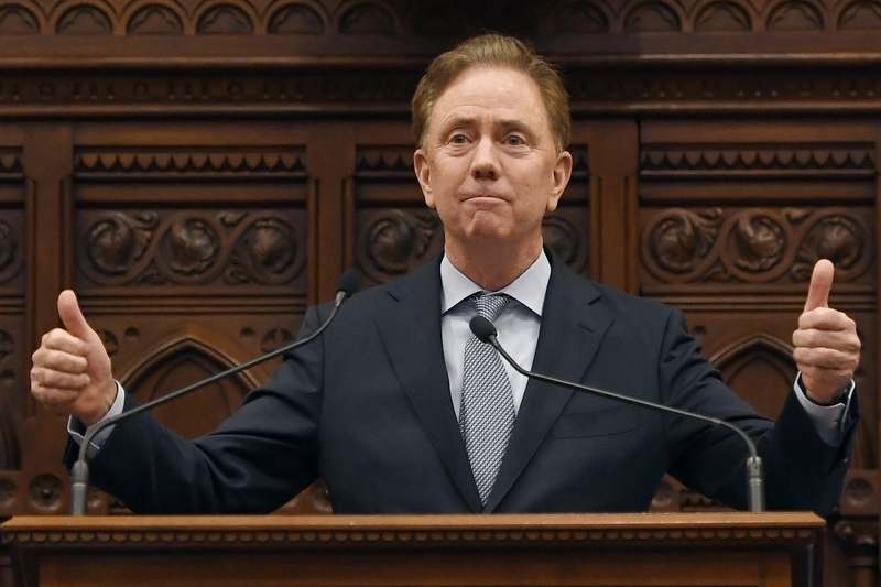 Connecticut Governor Ned Lamont at the State Capitol.