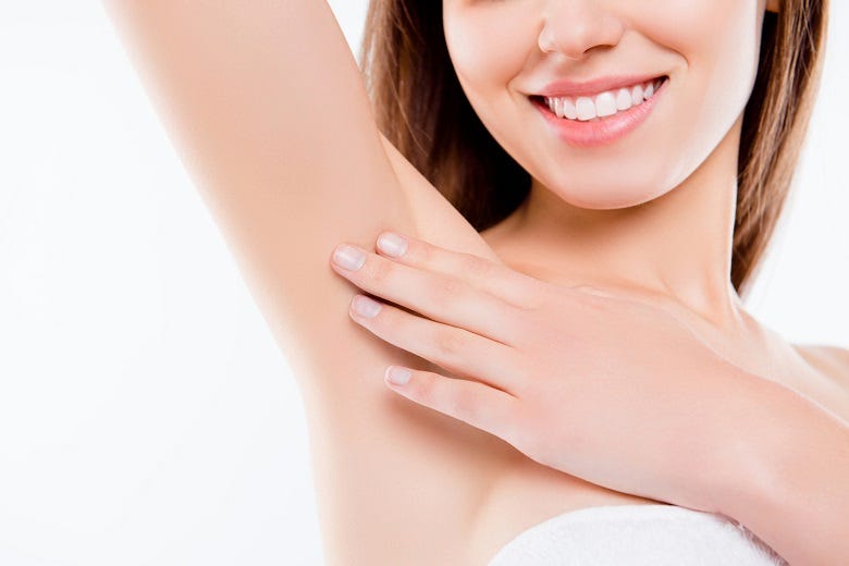 woman's arm pit