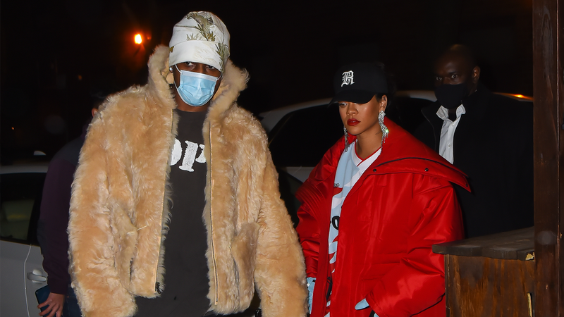 A$AP Rocky and Rihanna