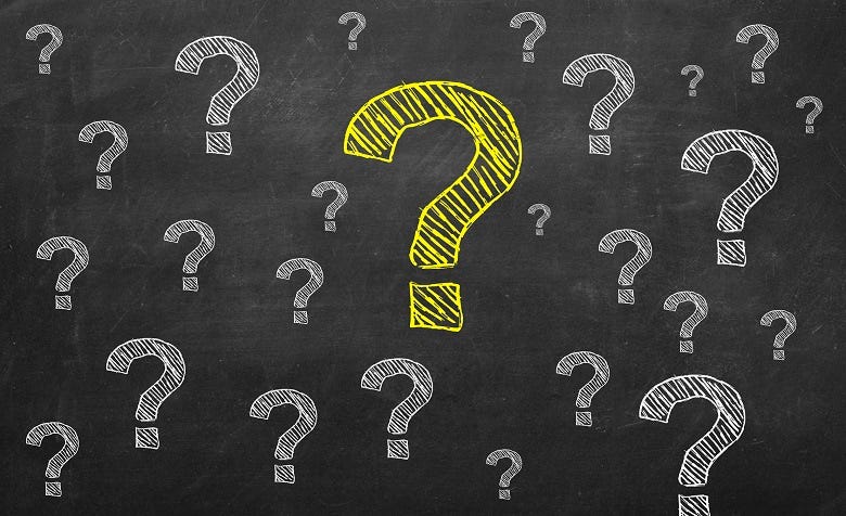 question mark graphic