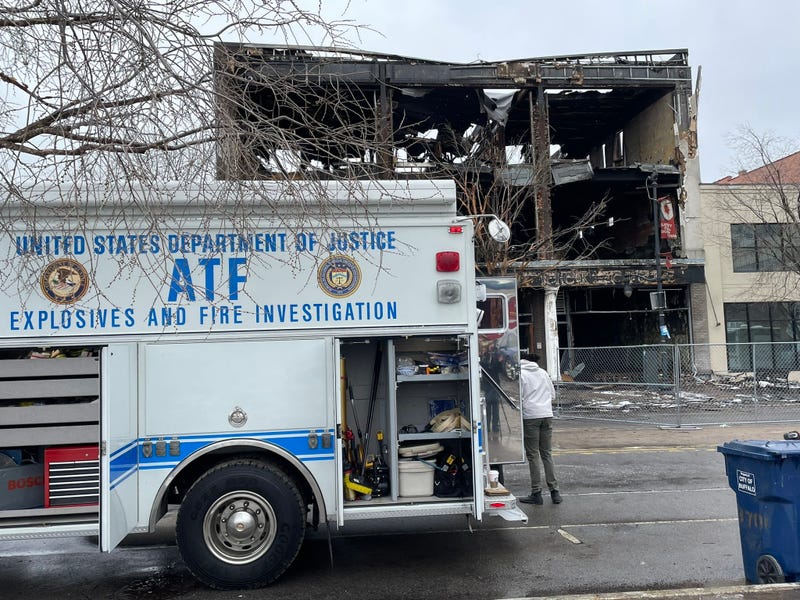 ATF truck outside 745 Main Street